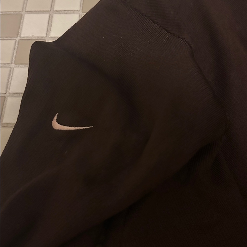 Nike Dark Brown Women's V-Neck Sweater - Picture 4 of 4
